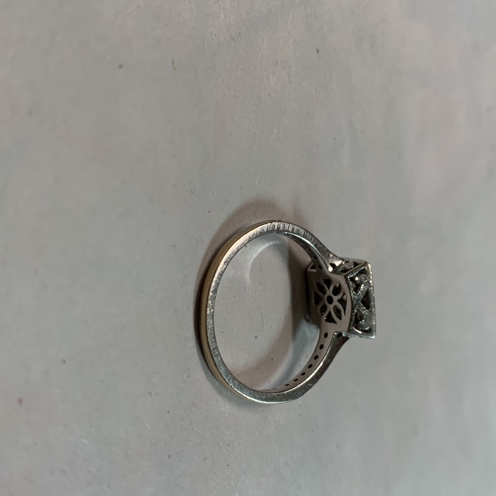 Diamond And Silver Ring - image 5